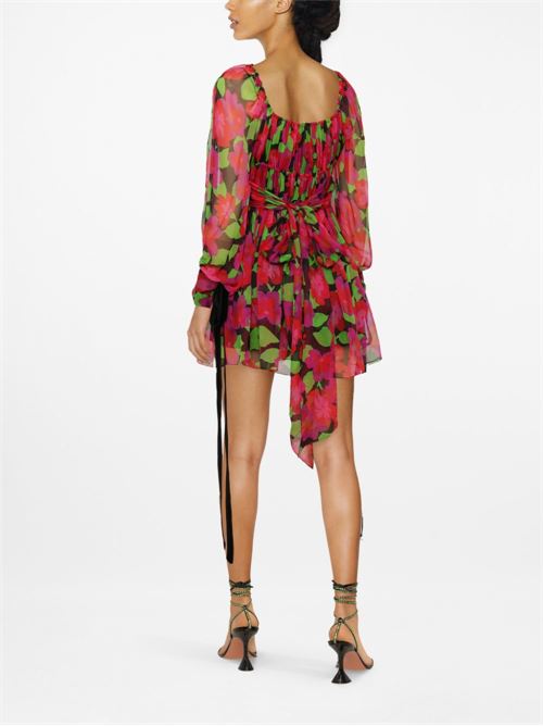 Dress with floral print SAINT LAURENT | 680641Y3E161052